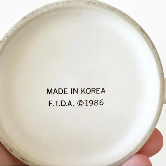 Vintage FTD Rainbow Mug 1986 Harry Styles Coffee Tea Ceramic‎ 1980s - Picture 3 of 9